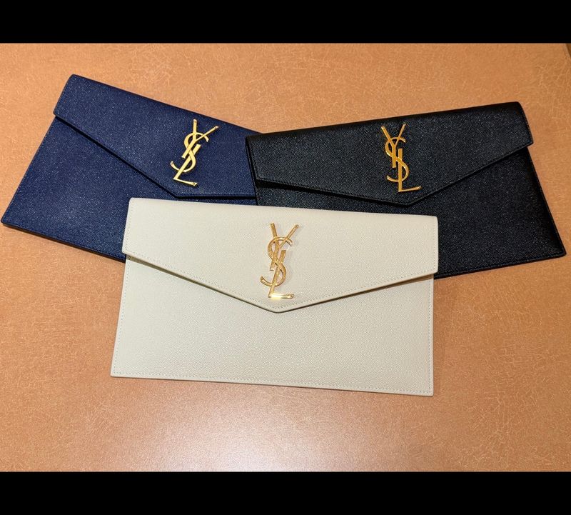 YSL Leather Pounch Clutch YSL Leather Pounch Clutch