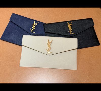 YSL Leather Pounch Clutch YSL Leather Pounch Clutch