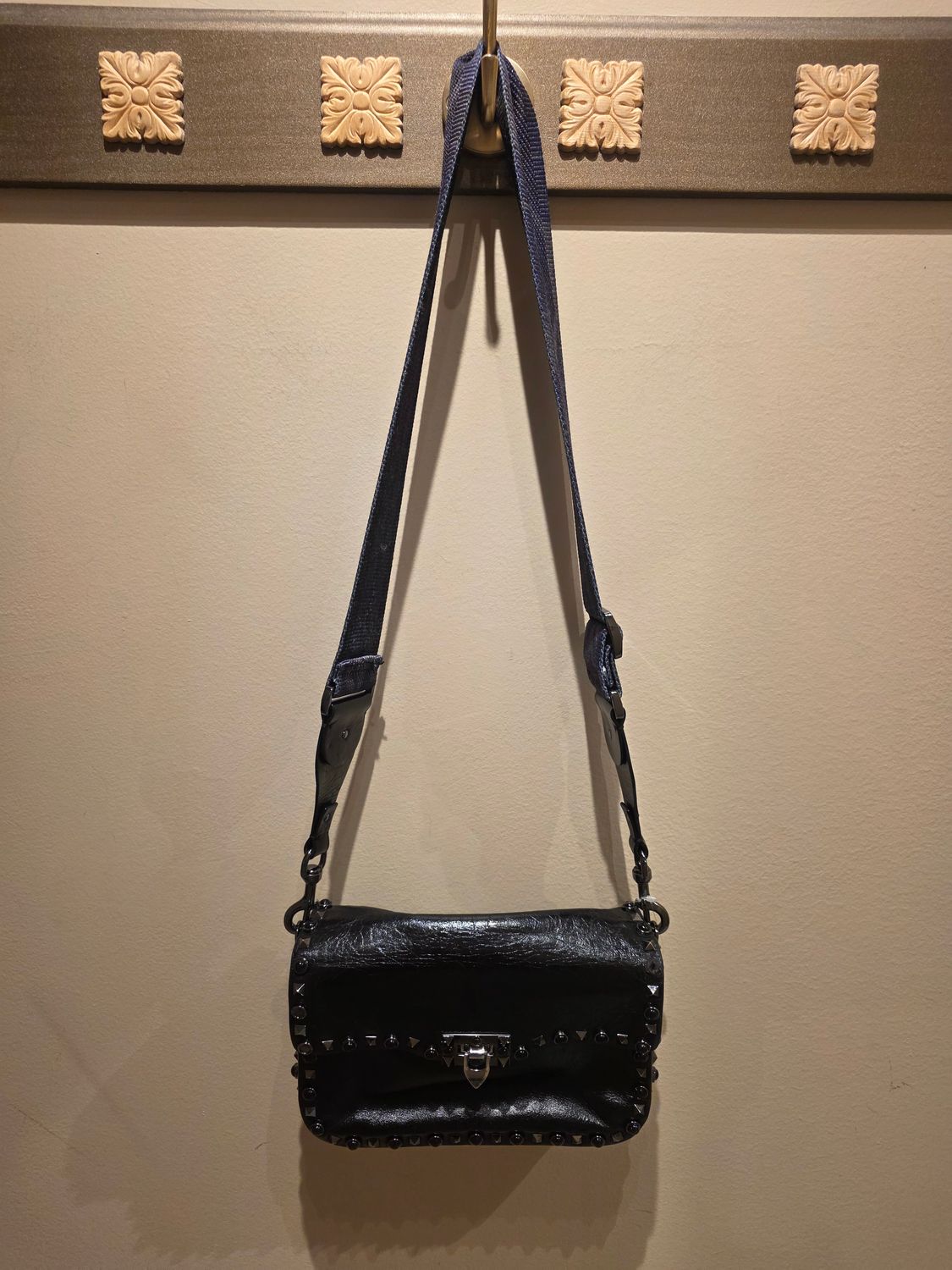 Valentino Garavani Atelier Rock Stud Flap Crossbody Valentino Garavani Atelier Rock Stud Flap Crossbody