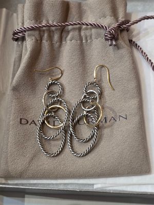 David Yurman Hoop Dangle Earrings