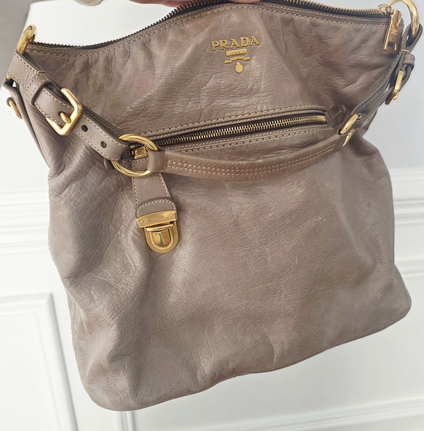 Prada Vitello Shine Shoulderbag Prada Vitello Shine Shoulderbag