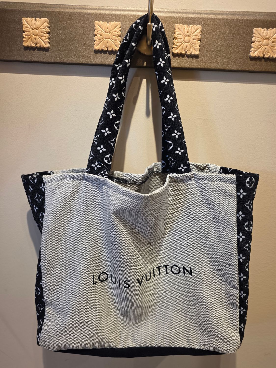 Upcycled LV Tote