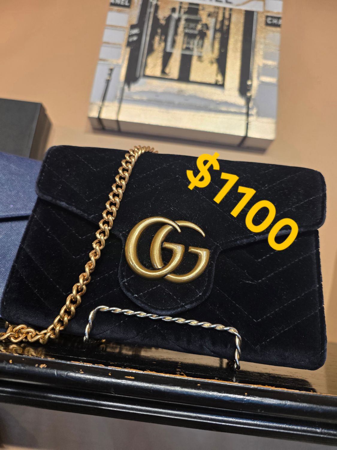 Gucci GG Marmont Wallet On A Chain Mini