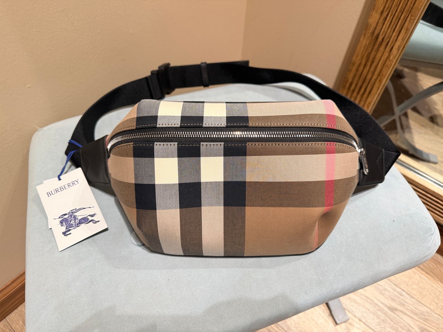 Burberry Sonny Check Belt Bag
