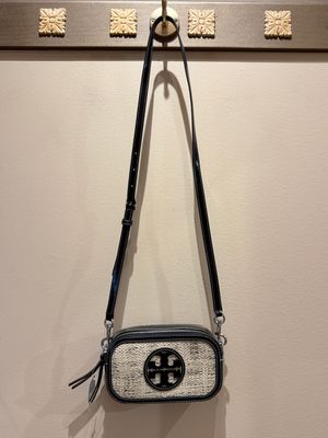 Tory Burch Raffia Crossbody