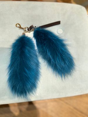 Gucci Bag Charm Fox Fur Gucci Bag Charm Fox Fur