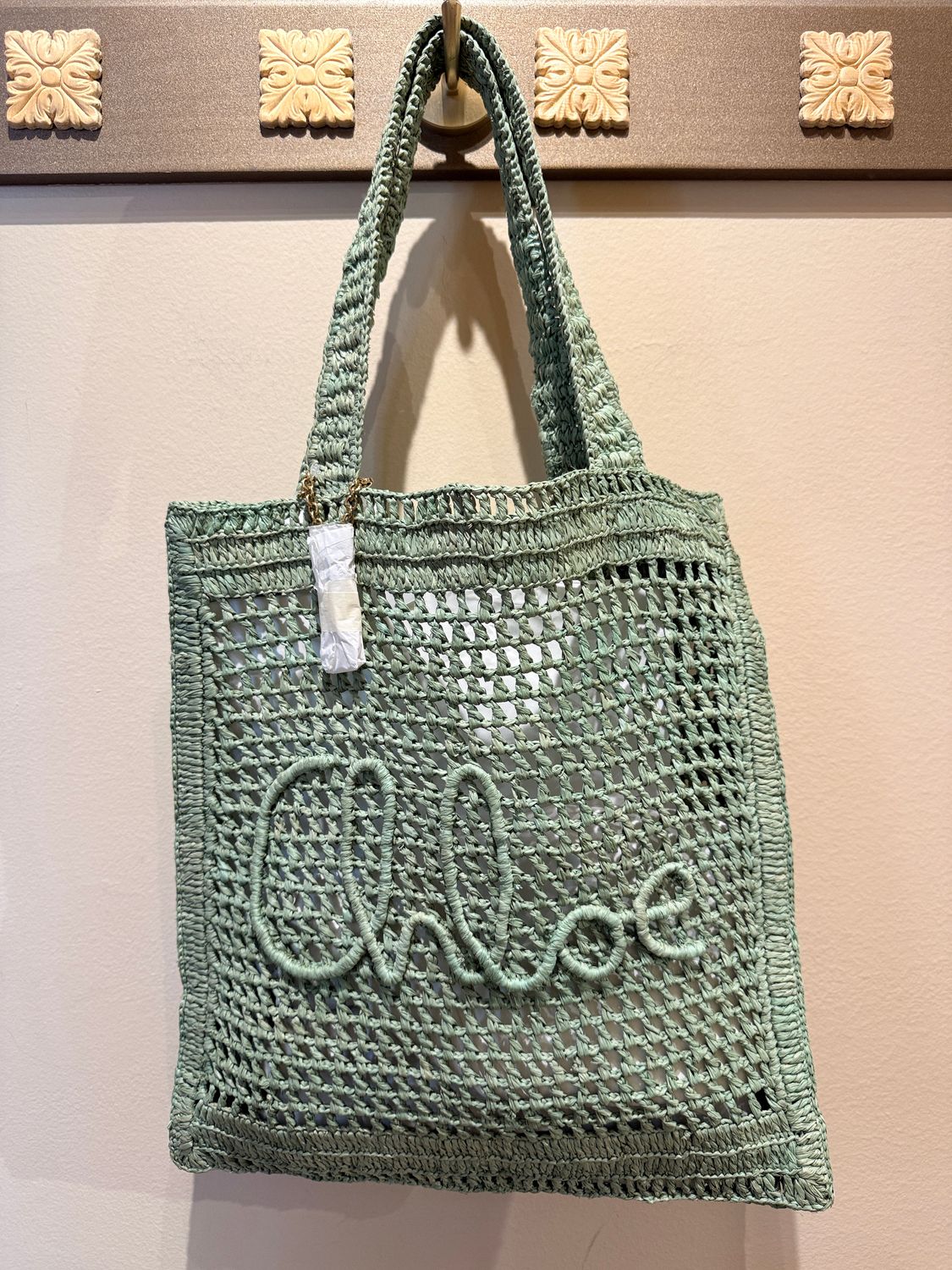 Chloé Raffia Tote Bag Chloé Raffia Tote Bag