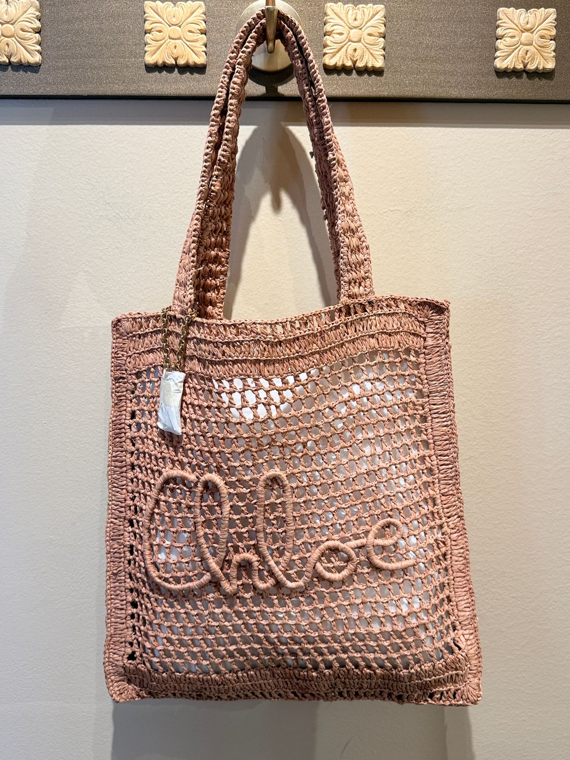 Chloé Raffia Tote Bag Chloé Raffia Tote Bag