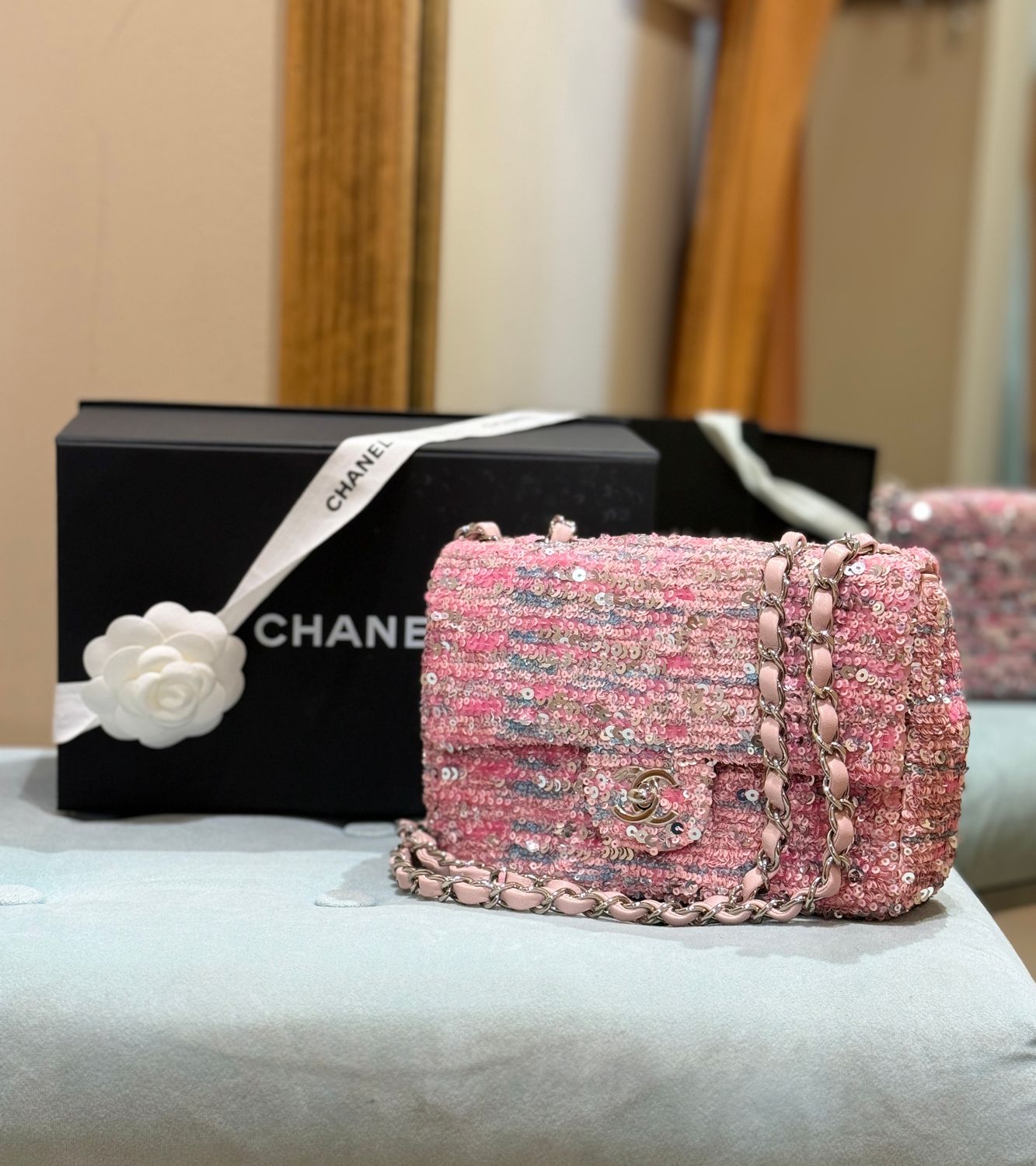 Chanel Julia Rose Rectangular Flap bag