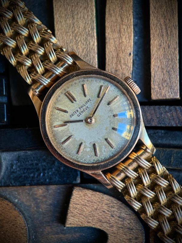 1950´s Patek Philippe Lady Calatrava 3148 Pink Gold with Original Box