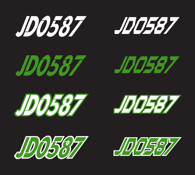 2018 Arctic Cat Cross Country - Sled Numbers