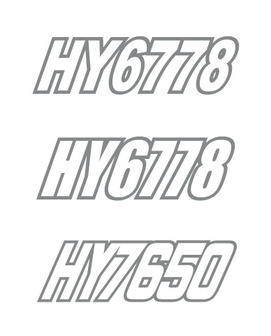 2015 Polaris Axys Pro S - Sled Numbers