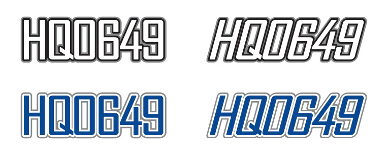 2007 Polaris IQ 600 HO CFI - Sled Numbers