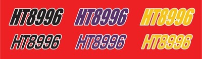 1997 SkiDoo Formula 500 - Sled Numbers