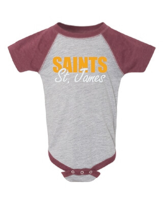 St. James Saints Fine Jersey Infant Creeper Bodysuit