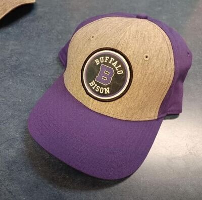 Patch B Cap - Sport-Tek Jersey Front Adjustable - Vintage Heather Purple