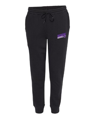BISON Adult Midweight Fleece Joggers - Black