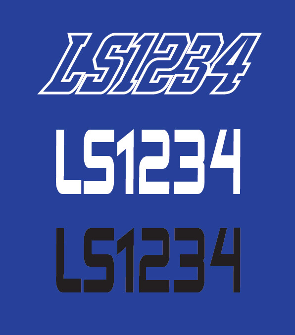 2023 Yamaha SRX - Sled Numbers