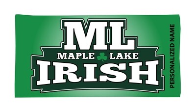 Awesome & Soft Maple Lake Irish 30x60 Pool / Beach Towel - PERSONALIZED