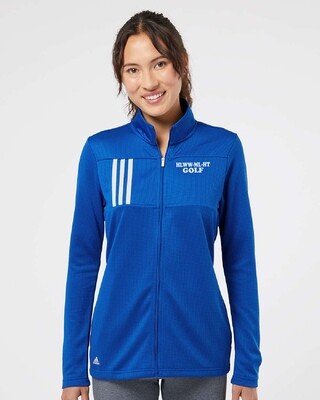 HLWW-ML-HT Golf Adidas - Women&#39;s 3-Stripes Double Knit Full-Zip - A483
