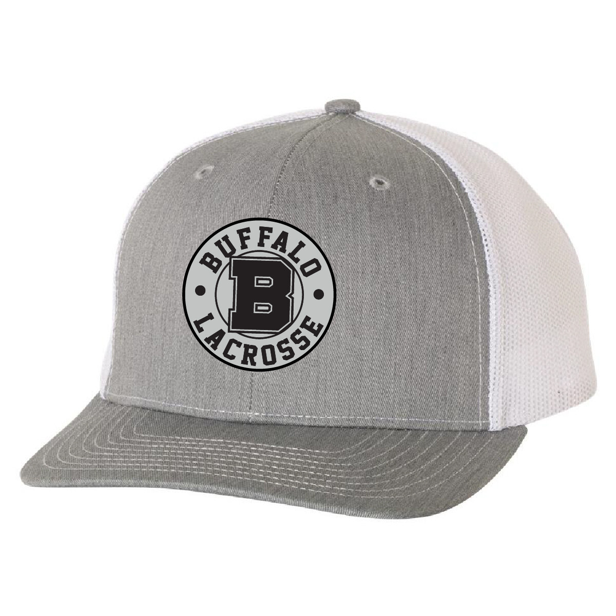 Buffalo Lacrosse Richardson - Snapback Trucker Cap - 112 - Heather Grey/White