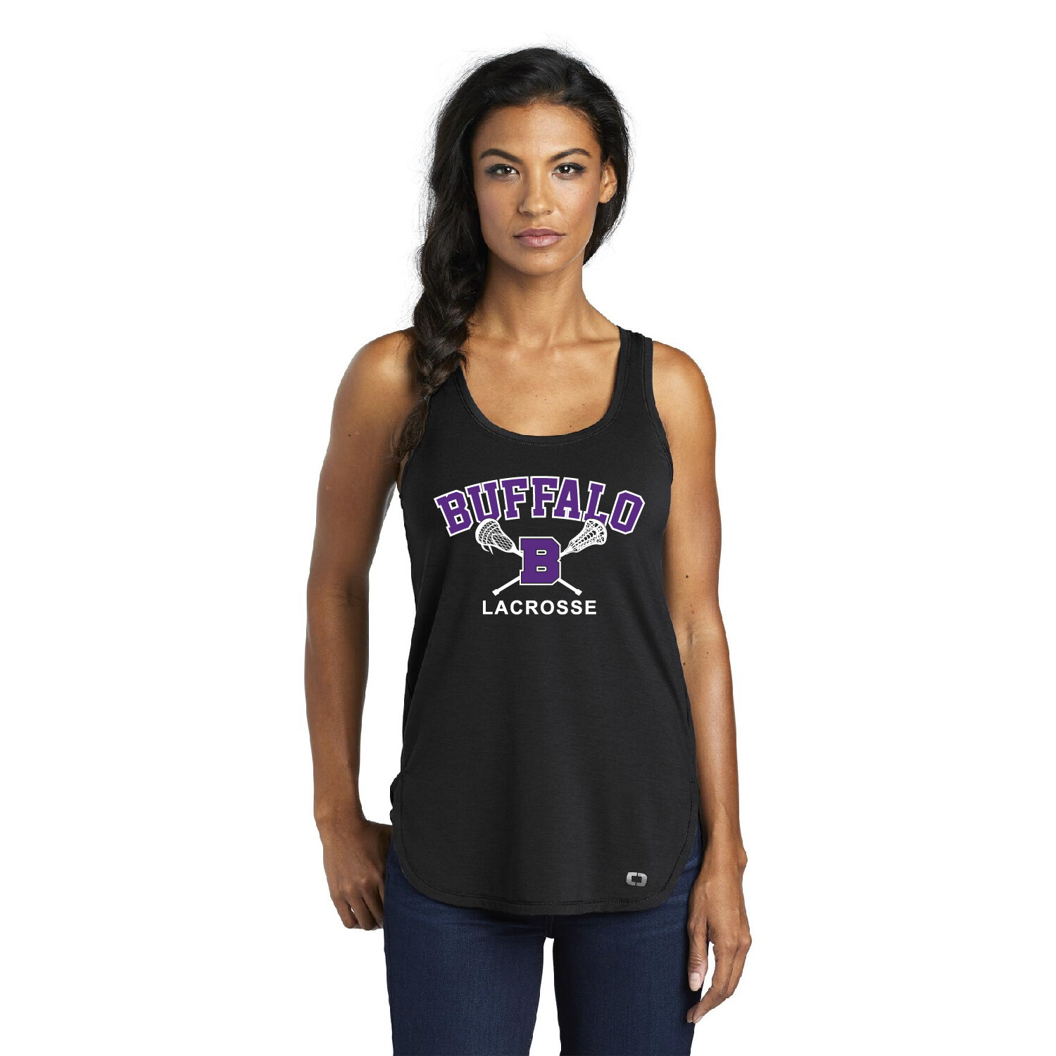 Buffalo Lacrosse OGIO Ladies Luuma Tank - LOG801 - Blacktop