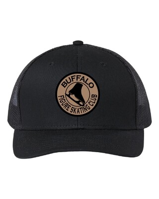 Buffalo Figure Skating Club Patch Hat Richardson - Low Pro Trucker Cap - 115 - Black