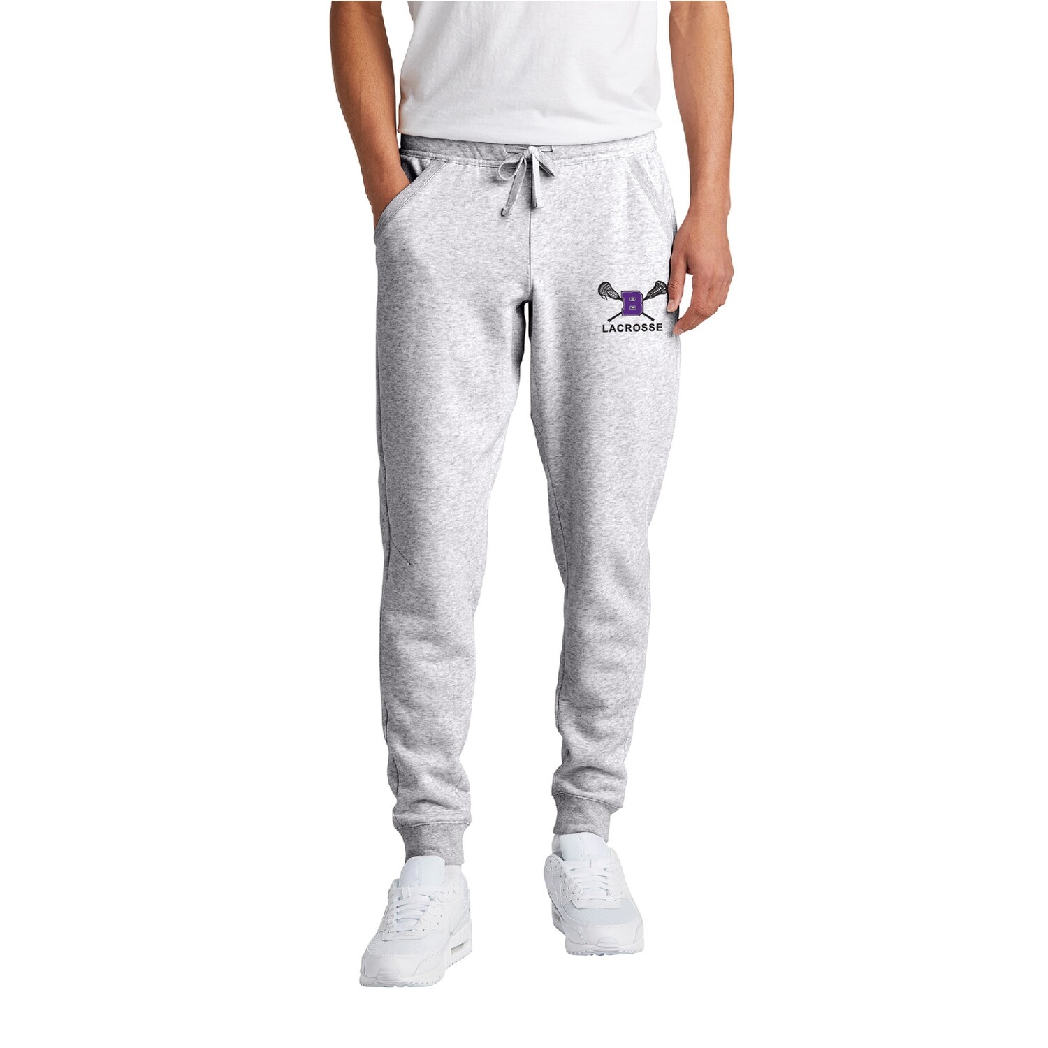 Buffalo Lacrosse Sport-Tek Drive Fleece Jogger - STF204 - Athletic Heather