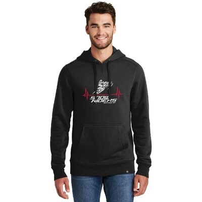 Snow Riders Heartbeat New Era French Terry Pullover Hoodie - NEA500 - Black