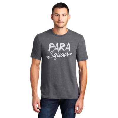 Para Squad Super-Soft District Adult T-Shirt - Heathered Charcoal