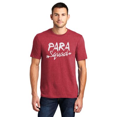Para Squad Super-Soft District Adult T-Shirt - Heathered Red