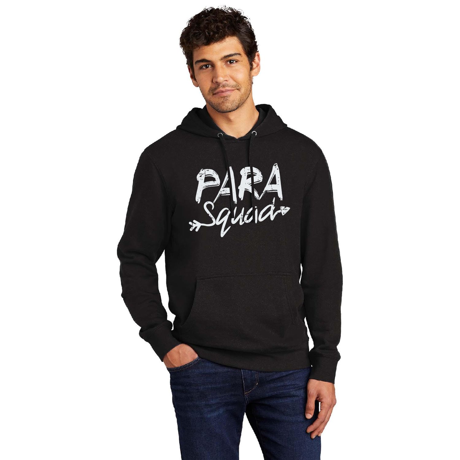 Para Squad Super-Soft District Adult Hoodie - Black