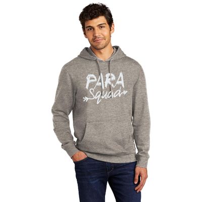 Para Squad Super-Soft District Adult Hoodie - Grey Frost