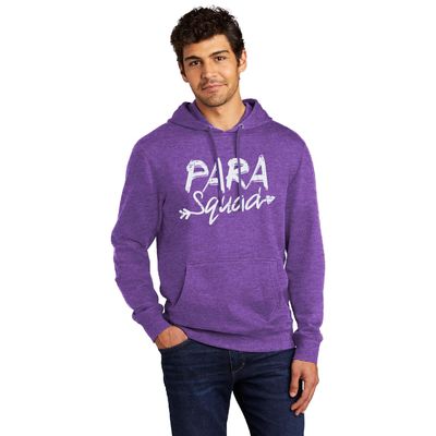 Para Squad Super-Soft District Adult Hoodie - Heathered Purple