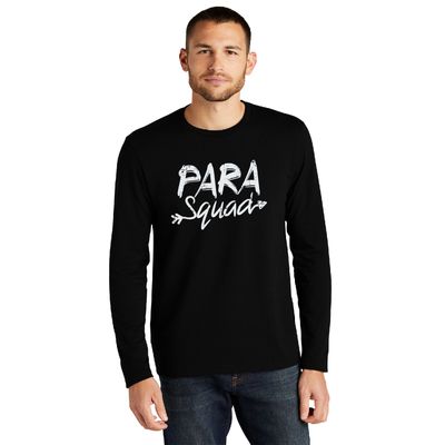 Para Squad District Re-Tee Long Sleeve T-Shirt - Black