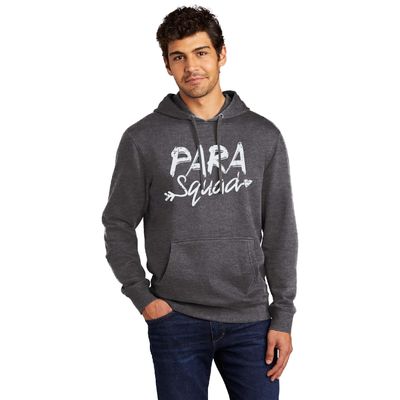 Para Squad Super-Soft District Adult Hoodie - Heathered Charcoal