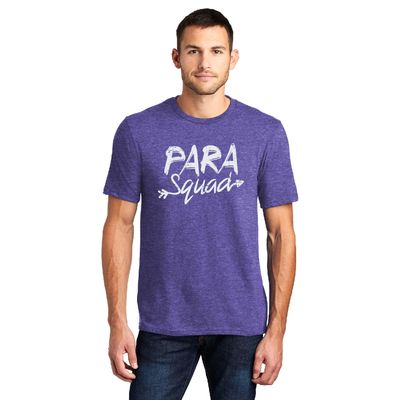 Para Squad Super-Soft District Adult T-Shirt - Heathered Purple