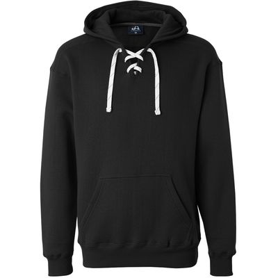 1 Layer Technologies J. America - Sport Lace Hooded Sweatshirt - 8830 - Black