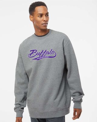 Buffalo Girls Fastpitch Independent Trading Co. - Midweight Crewneck Sweatshirt - SS3000 (2-Colors)