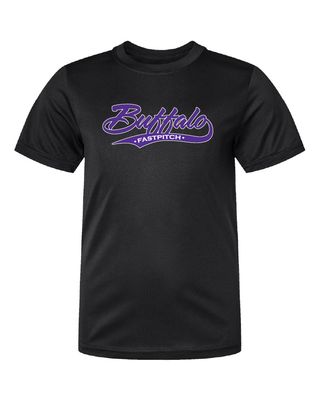 Buffalo Girls Fastpitch Augusta Sportswear - Youth Nexgen Performance T-Shirt - 791 - Black