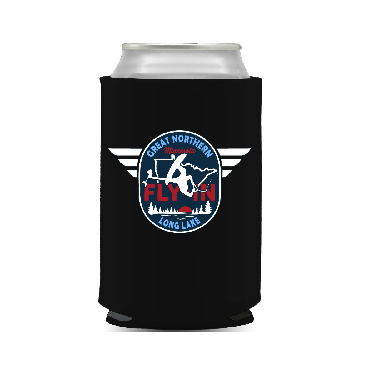 2025 Great Northern Fly In Neoprene Can Coolie - Black