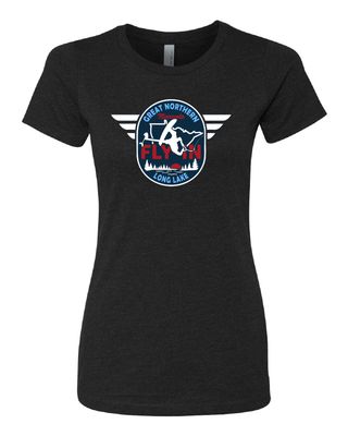 2025 Great Northern Fly In Next Level - Women’s CVC T-Shirt - 6610 - Black