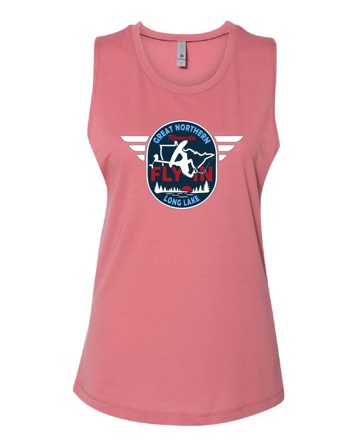 2025 Great Northern Fly In Next Level - Women’s Festival Muscle Tank - 5013 - Smoked Paprika