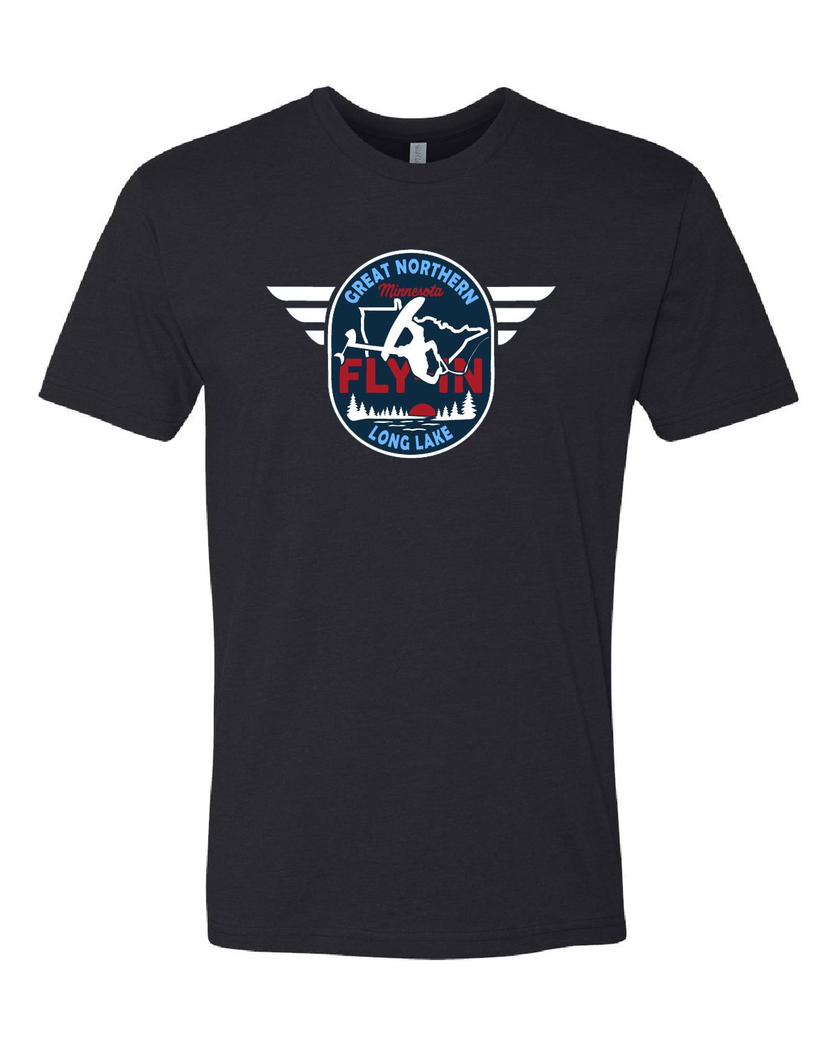 2025 Great Northern Fly In Next Level CVC T-Shirt - 6210 - Black