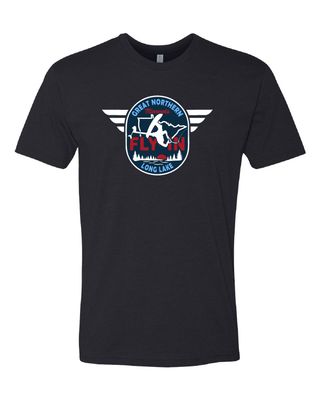 2025 Great Northern Fly In Next Level CVC T-Shirt - 6210 - Black