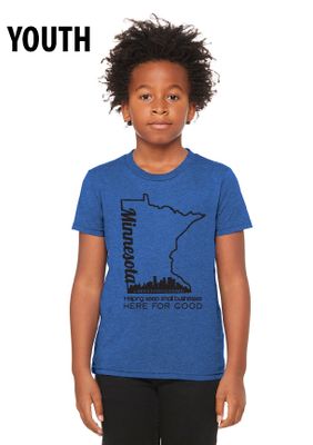Here For Good Minnesota Soft Youth T-Shirt #HEREFORGOODMN
