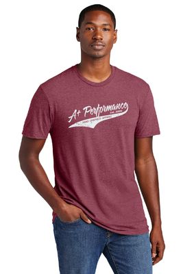 A+ Performance T-Shirt - FREE!!!  Heathered Cardinal