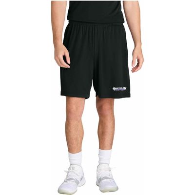 Buffalo Stampede Sport-Tek PosiCharge Competitor 7” Pocketed Short - ST349P - Black