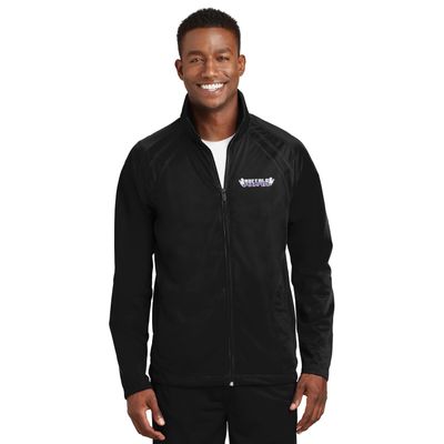 Buffalo Stampede Sport-Tek Tricot Track Jacket - JST90 - Black (Personalize Option)