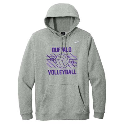 Buffalo Volleyball Nike Club Fleece Pullover Hoodie - CJ1611 - 3-Color Options